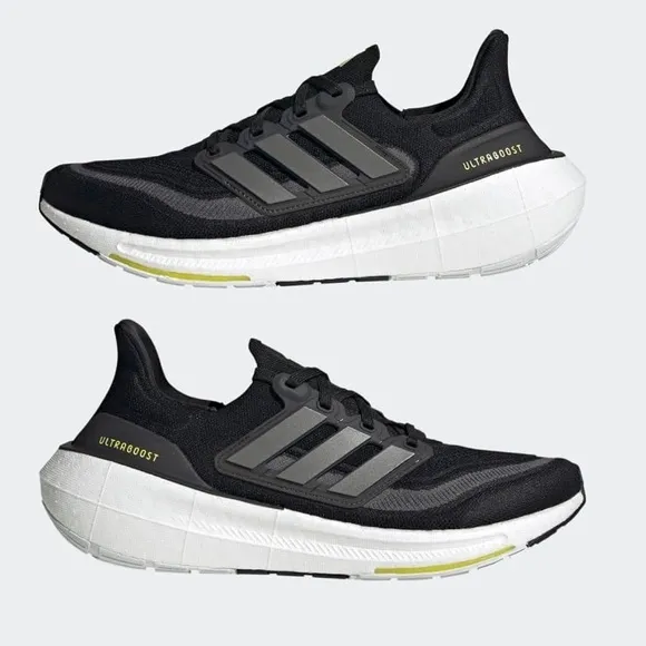 adidas Men's Ultraboost Light Core Shoes Black/Grey Six/Cloud White | NEW/NWT!!
