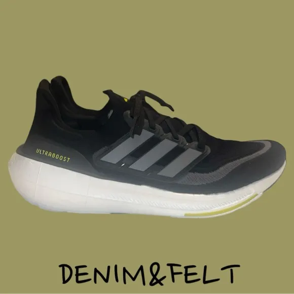 adidas Men's Ultraboost Light Core Shoes Black/Grey Six/Cloud White | NEW/NWT!!