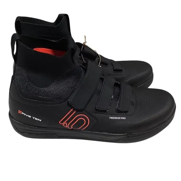Adidas Mountain Bike Shoes Men 11 Black Five Ten Freerider Pro Mid VCS NEW