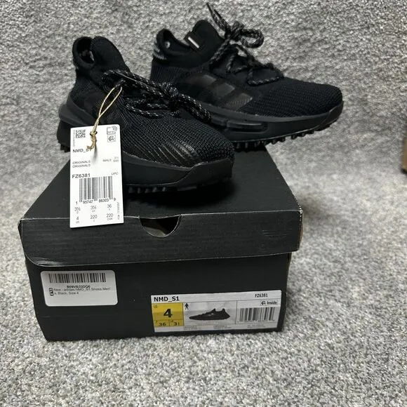 adidas NMD S1 Shoes Mens Size 4 Streetwear Minimalist Gorpcore Edgy Skater