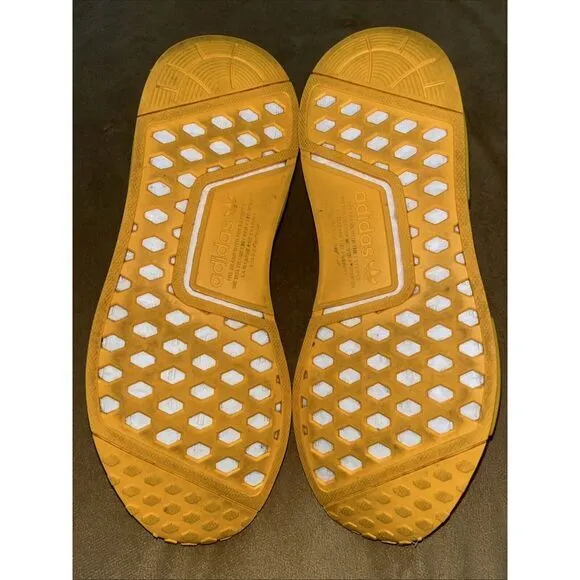 Adidas Originals NMD_R1 Collegiate Gold Sz 9.5 Men ( HP7826) Shoes Running Gym‎