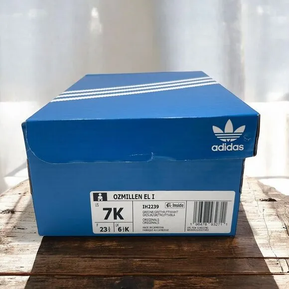 Adidas‎ Originals Ozmillen EL I IH2239 Kids' Casual Shoes Kids 7K *No Laces*