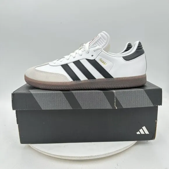 Adidas Originals Samba Lionel Messi Men Size 9 White Black Stripe Training Shoes