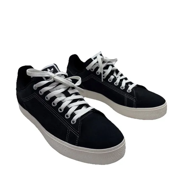 adidas Originals Stan Smith Sneakers Black White Men's Size 9.5 Shoes #ID2042