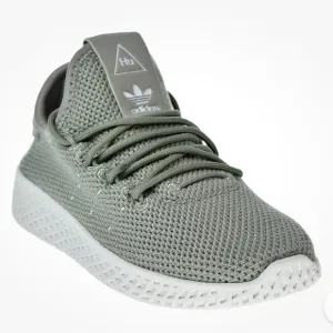 Adidas Pharrell Williams Tennis HU Infant Kids Shoes Beige Chalk White Green 5 K