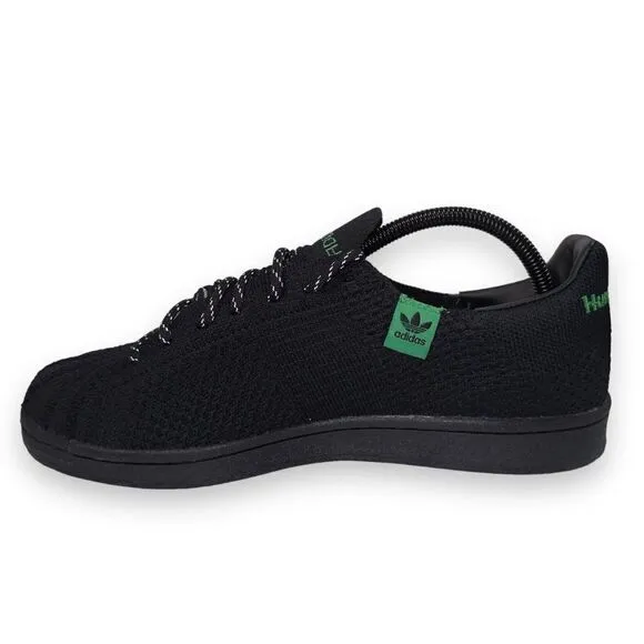 Adidas Pharrell x Superstar Primeknit 'Black' GX0195 Men's 9