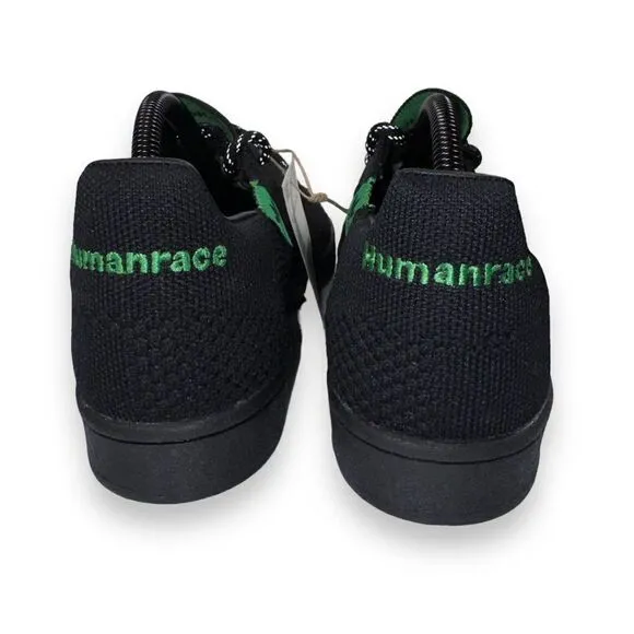 Adidas Pharrell x Superstar Primeknit 'Black' GX0195 Men's 9