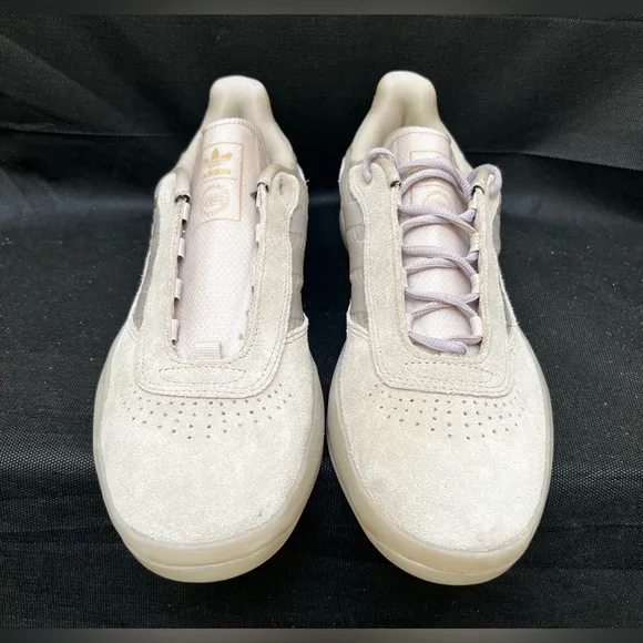 Adidas Puig Indoor Shoes – Beige Suede &amp; Mesh – Men’s Lifestyle Skate Sneakers