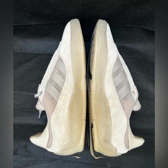 Adidas Puig Indoor Shoes – Beige Suede &amp; Mesh – Men’s Lifestyle Skate Sneakers