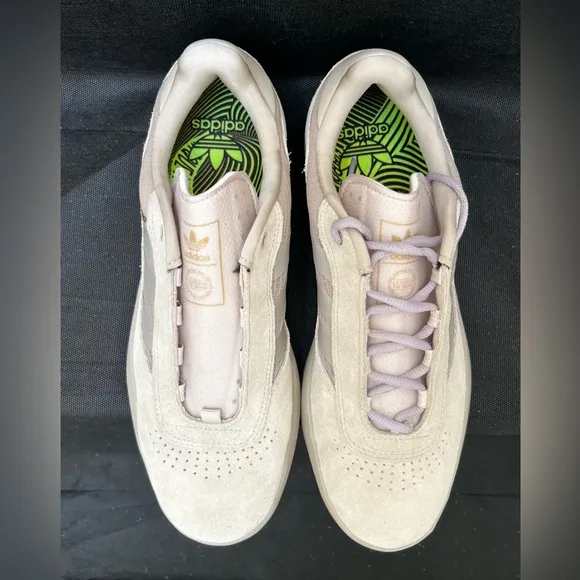Adidas Puig Indoor Shoes – Beige Suede &amp; Mesh – Men’s Lifestyle Skate Sneakers