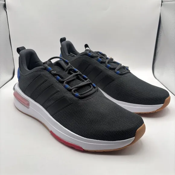 Adidas Racer TR23 Men's Size 12 Athletic Shoes Charcoal Grey Casual Sneakers