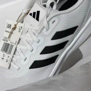 Adidas Runfalcon 3.0 Cloudfoam Low Running Shoes Sneakers White Blk Men Sz 10.5