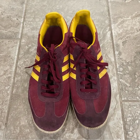 Adidas Samba Cardinal Ray Yellow Shoes sz 13