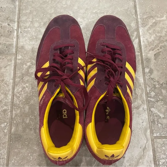 Adidas Samba Cardinal Ray Yellow Shoes sz 13