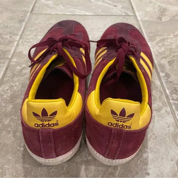 Adidas Samba Cardinal Ray Yellow Shoes sz 13