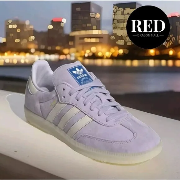 Adidas Samba OG Silver Dawn Shoes - Men's Size 11.5