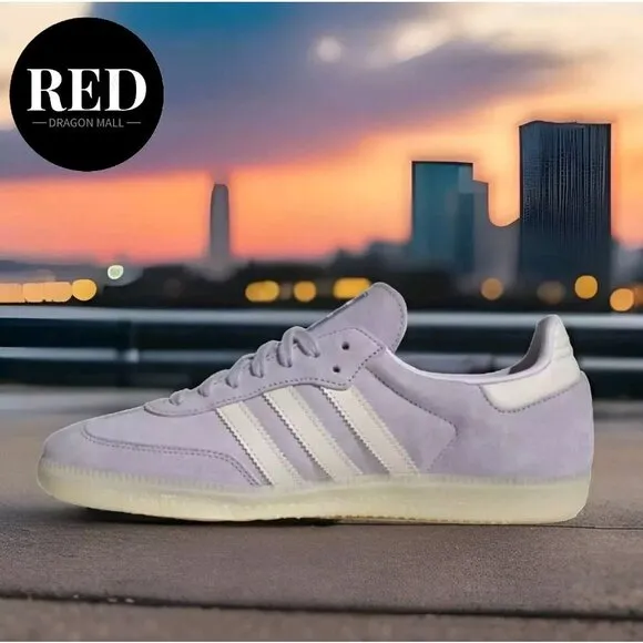 Adidas Samba OG Silver Dawn Shoes - Men's Size 11.5