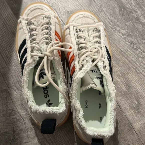 Adidas SFTM (song for the mute) Shoes - Cream and Black (never worn)