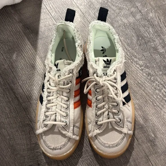 Adidas SFTM (song for the mute) Shoes - Cream and Black (never worn)