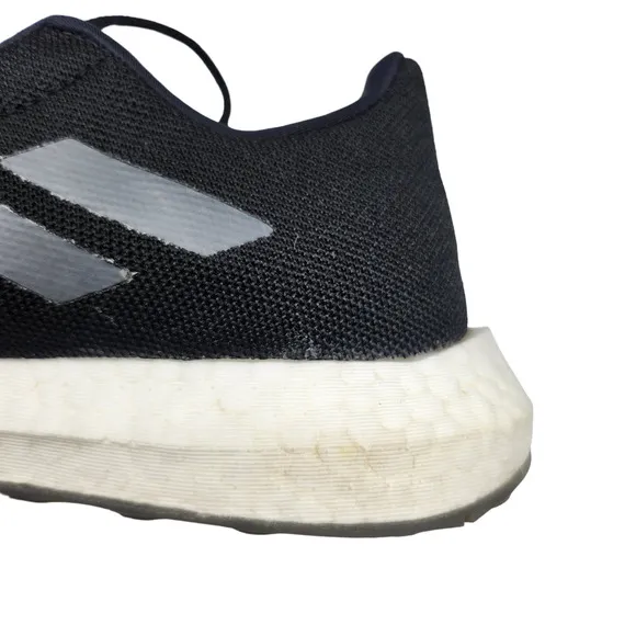 Adidas Shoes Mens 7.5 Black Gray White Senseboost Go Running Workout Training