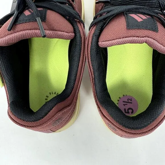Adidas Sneaker Womens 5.5 Burgundy Five Ten Free rider Canvas Bike Shoes NEW$110