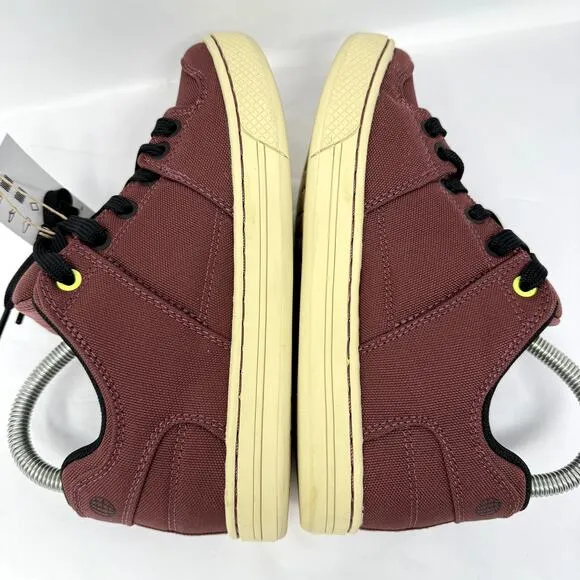 Adidas Sneaker Womens 5.5 Burgundy Five Ten Free rider Canvas Bike Shoes NEW$110