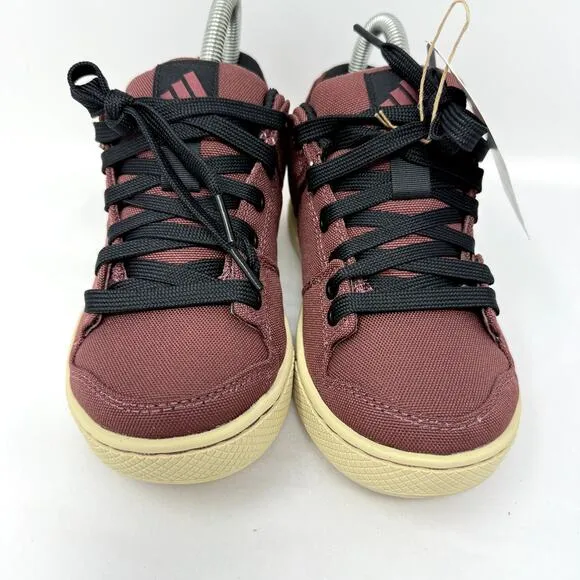 Adidas Sneaker Womens 5.5 Burgundy Five Ten Free rider Canvas Bike Shoes NEW$110