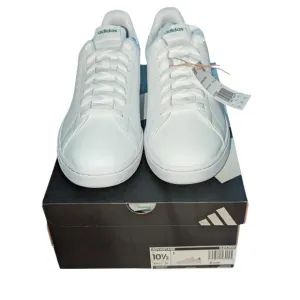 Adidas Sneakers Men Size 10.5 Cloudfoam Advantage White Green Tennis Shoe GZ5300