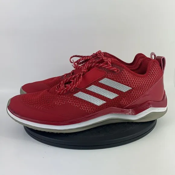 Adidas Speed Trainer 3.0 Red Athletic Training Shoes Q16542 Men's Size 14