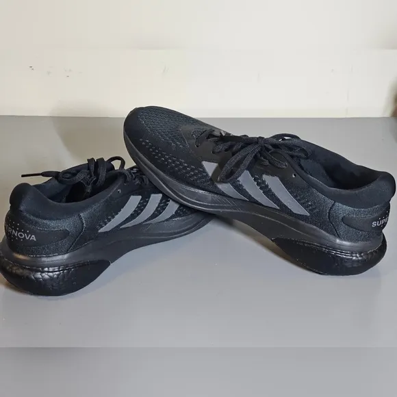 Adidas Supernova 2 Running Shoes Black /Grey‎ Size 11.5  Style: GW9087