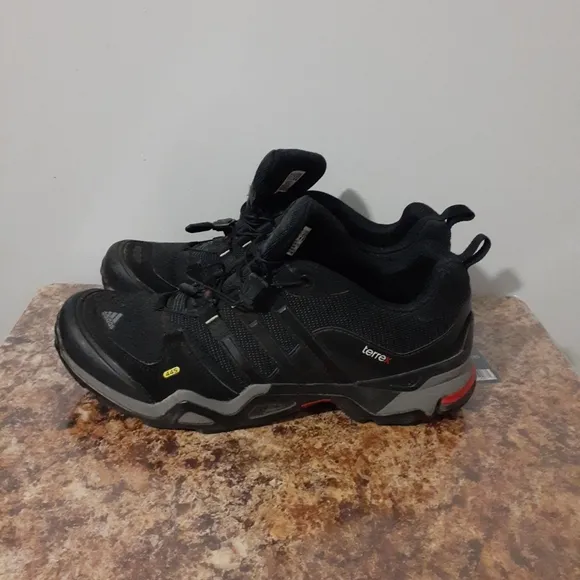 adidas terrex free hiker Ortholite Outdoor Traxion Shoes Size 11 Black