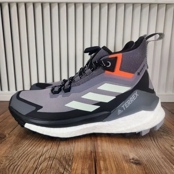 Adidas Terrex Free Hiker 2 GTX GZ3312 Women's 8 Gray Waterproof Hiking Shoes NEW