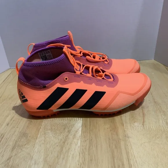 Adidas The Gravel Cycling Shoes Men Size 10 Women 11 GX1665 Orange Purple Black