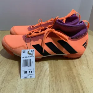 Adidas The Gravel Cycling Shoes Men Size 10 Women 11 GX1665 Orange Purple Black