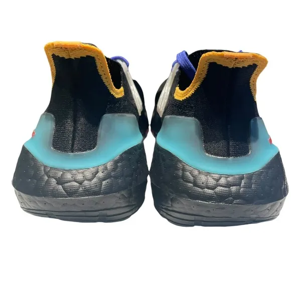 Adidas UltraBoost 21 J &quot;Black Pulse Aqua&quot; Running Shoes Kid's Size 5 GX2561