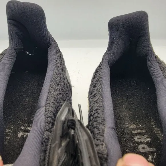 Adidas Ultraboost 4.0 Mens 7 DNA Black White Running Casual Shoes FY9318