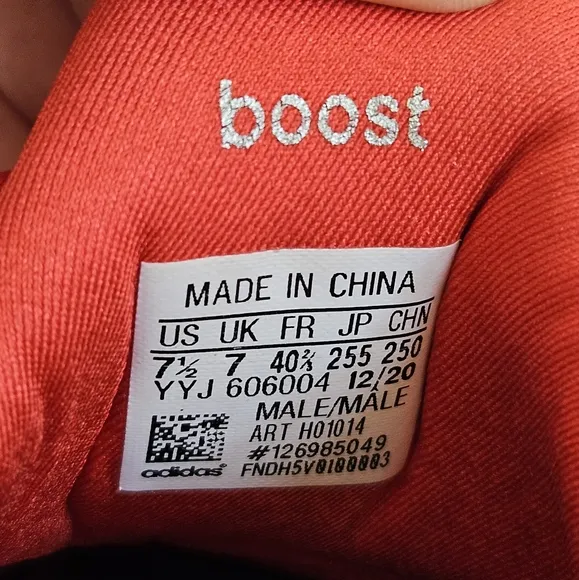 Adidas UltraBoost 5.0 DNA Red Scarlet Sneakers Shoes