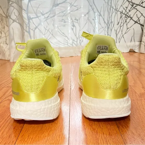 Adidas ultraboost dna pulse yellow green knit athletic shoes