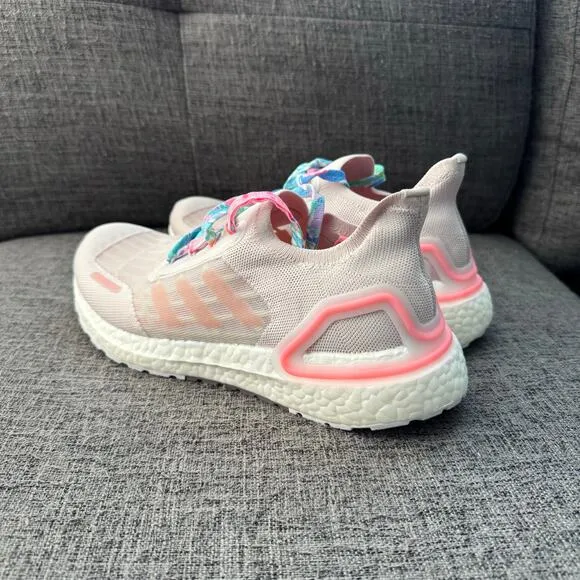 Adidas UltraBoost Summer.Rdy Womens Size 8 EG0747 Pink White