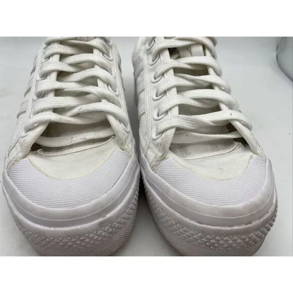 Adidas Women's Nizza White Platform Athletic‎ Sneakers Size 7