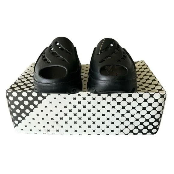 Adidas X Stella McCartney aSMC clog Black Platform Mules with Chunky Sole