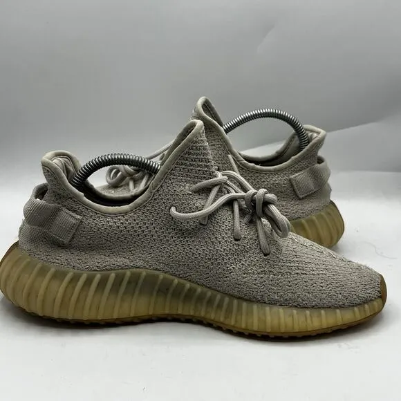 Adidas Yeezy Boost 350 V2 Mens Size 9.5 Low Sesame Sneakers Shoes Kanye Hyped