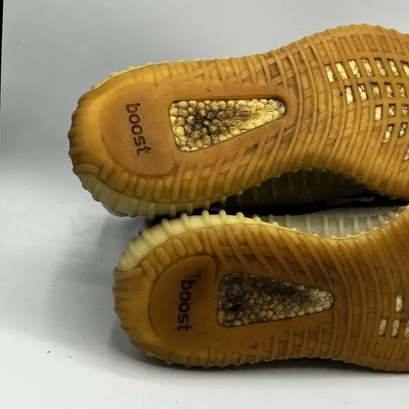 Adidas Yeezy Boost 350 V2 Mens Size 9.5 Low Sesame Sneakers Shoes Kanye Hyped