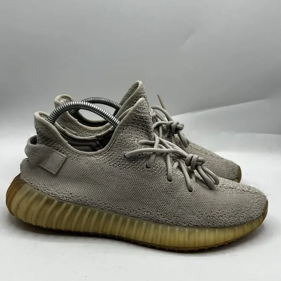 Adidas Yeezy Boost 350 V2 Mens Size 9.5 Low Sesame Sneakers Shoes Kanye Hyped
