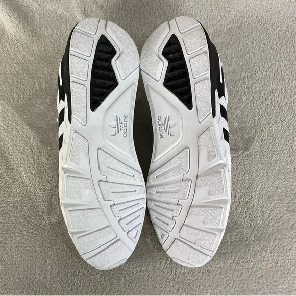 Adidas ZX 1K Boost Mens Running Training Shoes Sneakers Size 13 Black White NEW