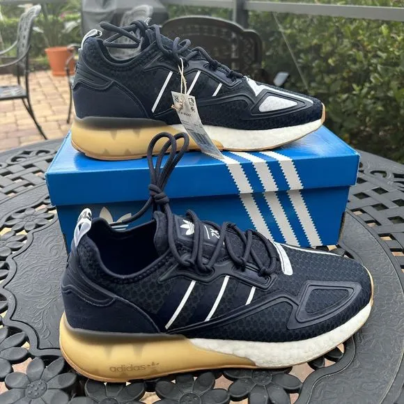 Adidas ZX 2K Boost Legend Ink Gum Men's Athletic Shoes G58084