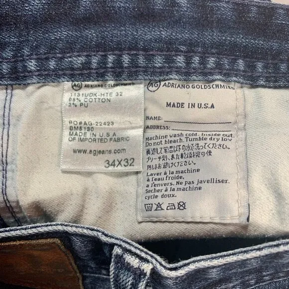 AG Adriano Goldschmied The Matchbox Slim Straight Jeans