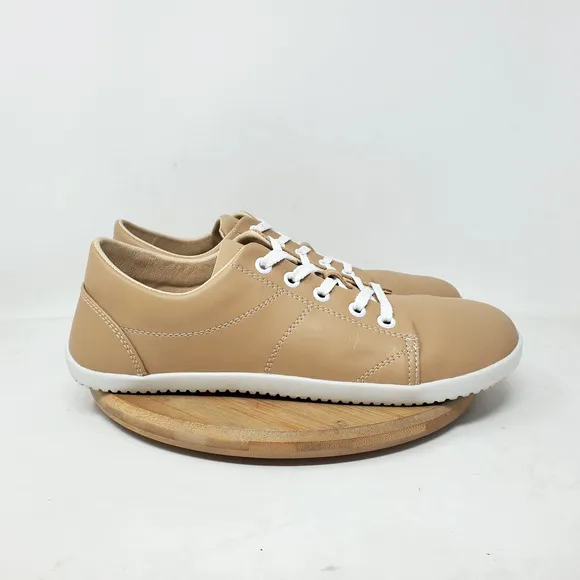 Ahinsa Vida Shoes Womens 41 Brown Wide Toe Box Minimalist Barefoot Vegan Sneaker