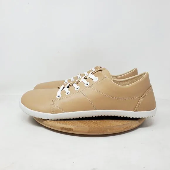 Ahinsa Vida Shoes Womens 41 Brown Wide Toe Box Minimalist Barefoot Vegan Sneaker