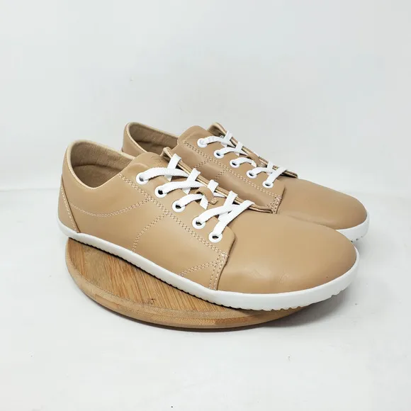 Ahinsa Vida Shoes Womens 41 Brown Wide Toe Box Minimalist Barefoot Vegan Sneaker